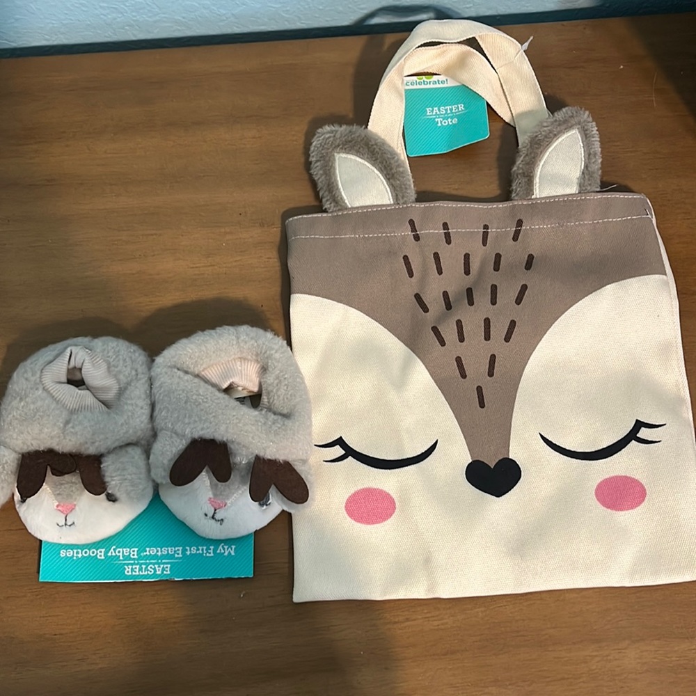 Bundle of Easter deer 🦌 bag and booties
